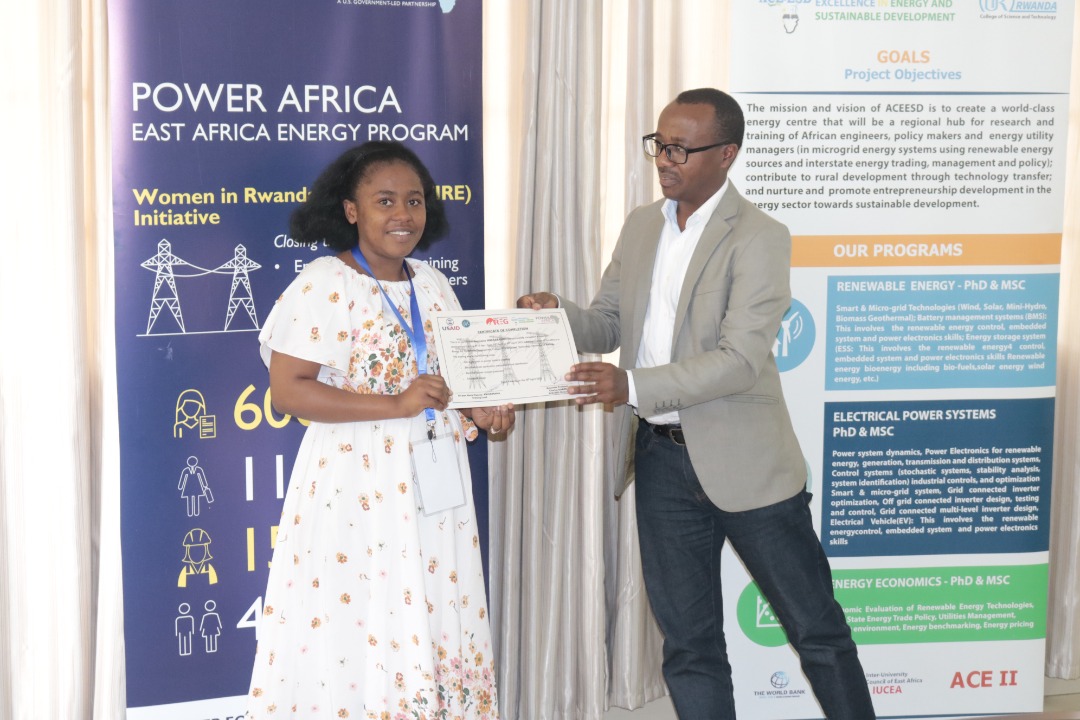 ACE-ESD trains 25 female engineers, technicians & operators from Rwanda Energy Group (REG)